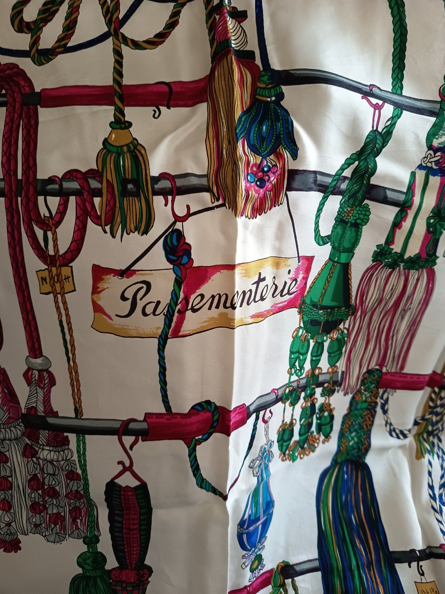 Hermes Scarf Titled *passementerie -photo-3