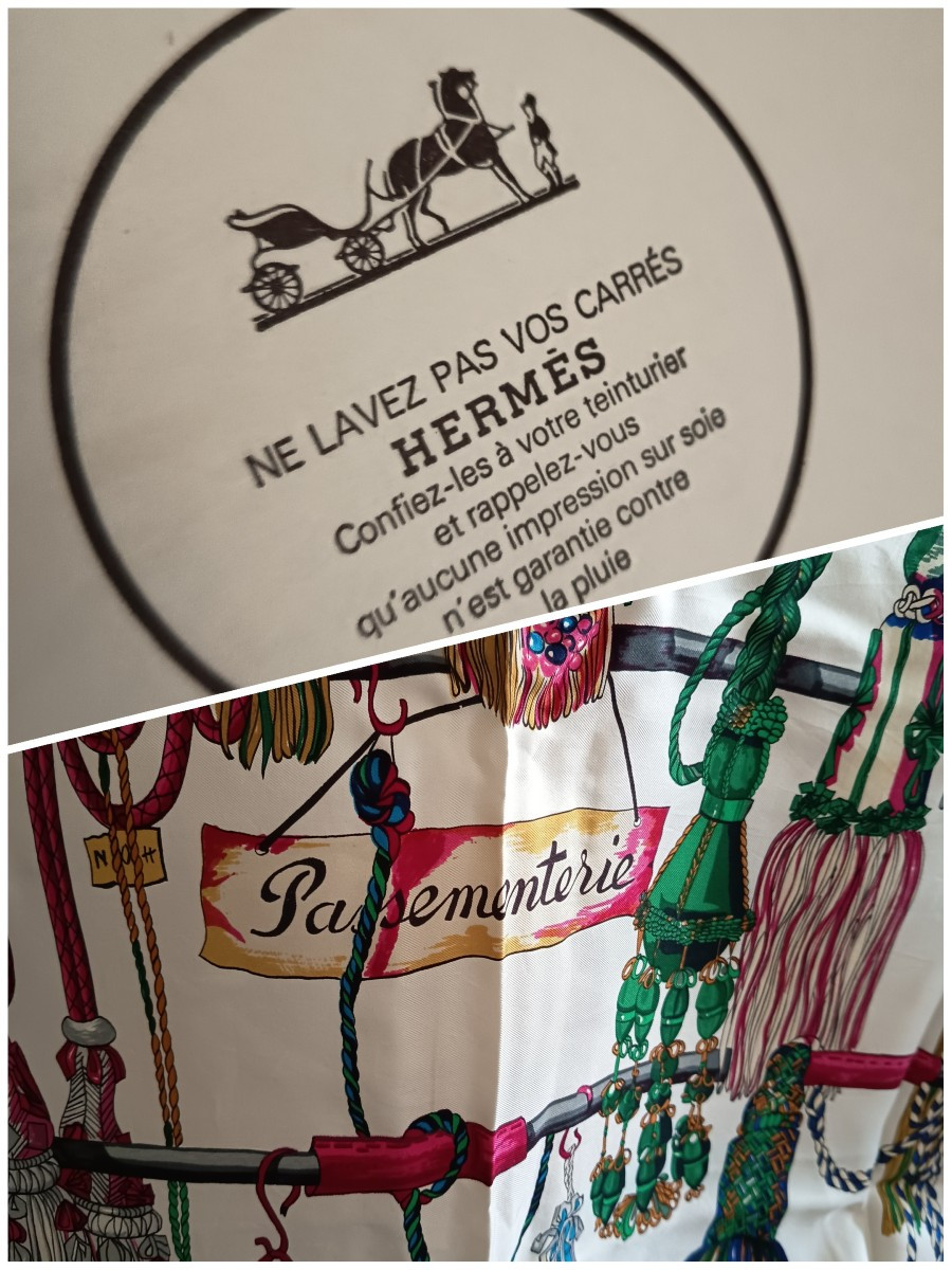 Hermes Scarf Titled *passementerie -photo-4