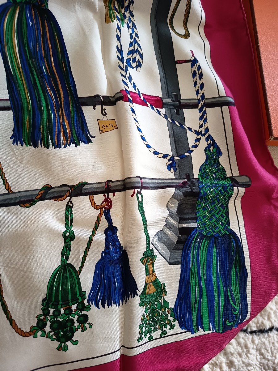 Hermes Scarf Titled *passementerie -photo-3