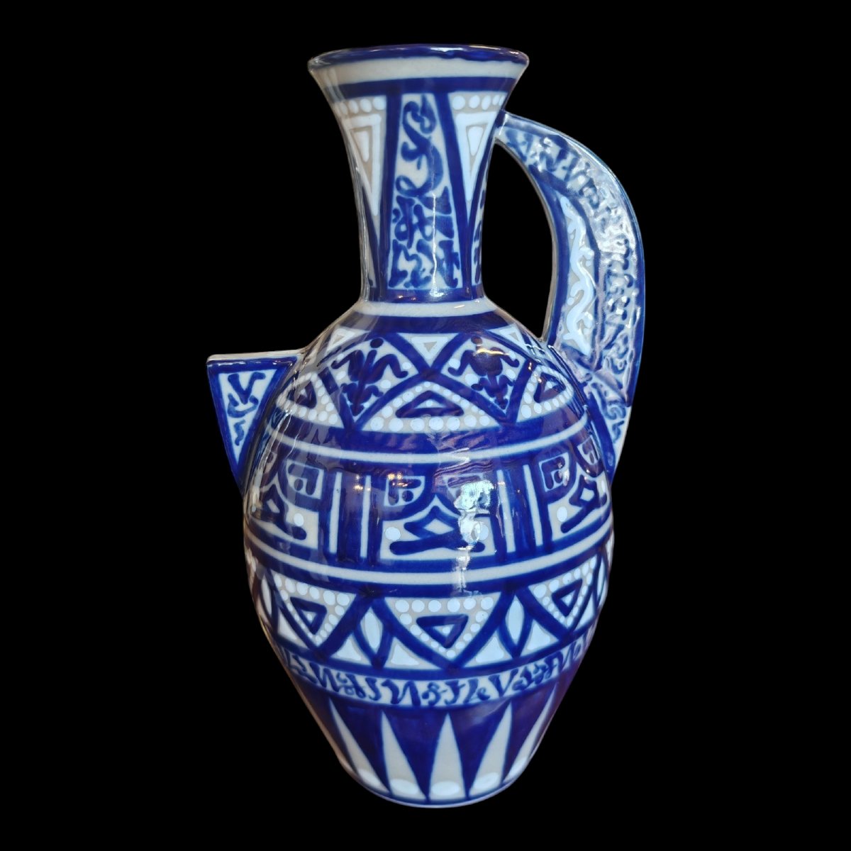 Alhambra Vase, Faïenceries De Malicorne Circa 1931.-photo-2