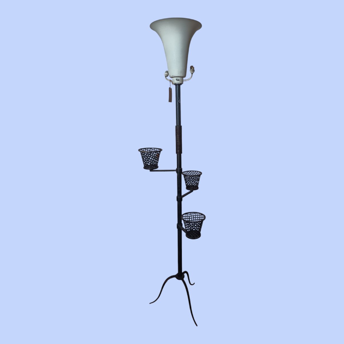 Lampadaire Année 70 Porte-plantes