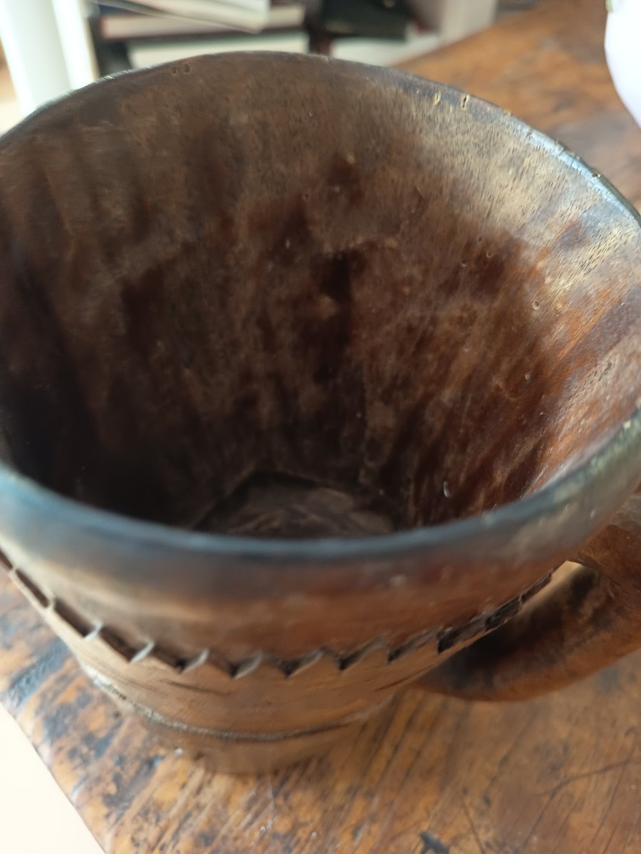 18 Th Century Folk Art Milk Jug-photo-1