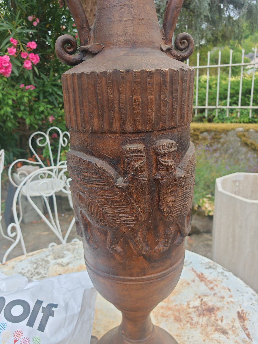Vase céramique italien Année 70-photo-3