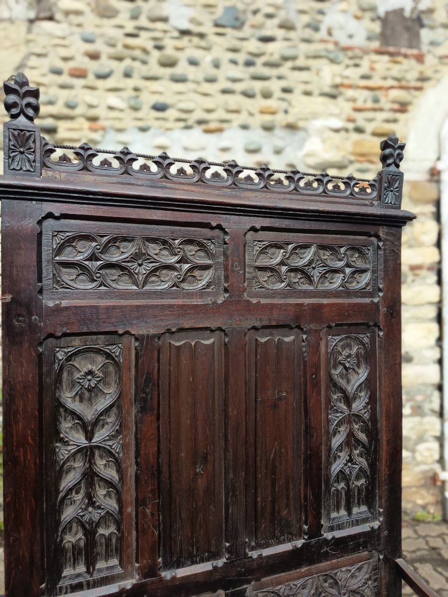 High Period-style Storage Bench -photo-4