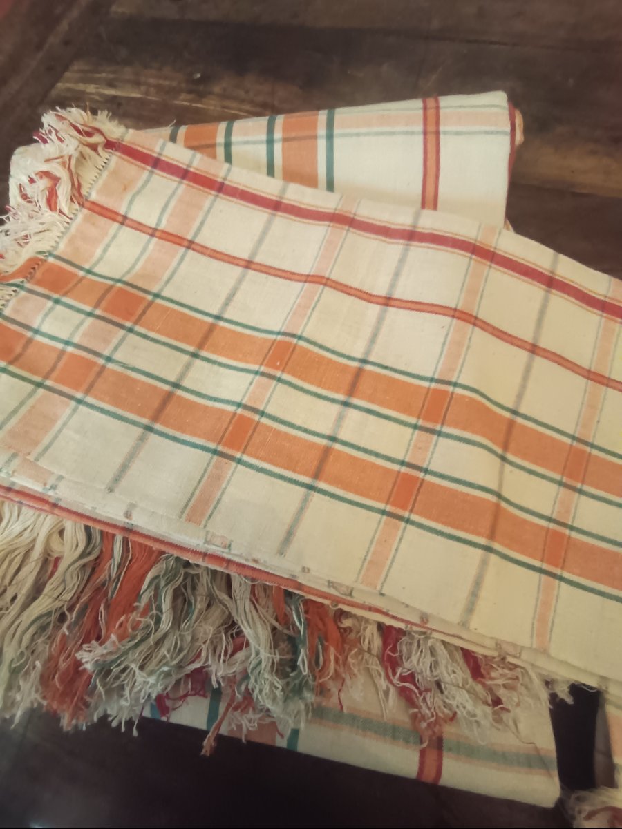 1960s Grands Magasins Du Louvre Tablecloth And Napkins -photo-4