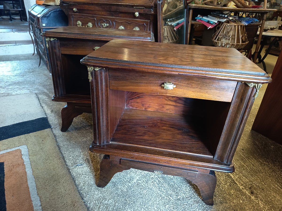 Pair Of 1950s Nightstands -photo-2