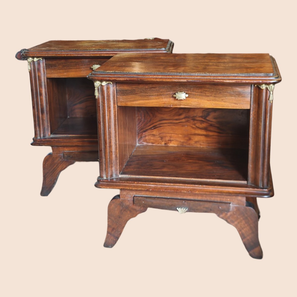 Pair Of 1950s Nightstands -photo-3