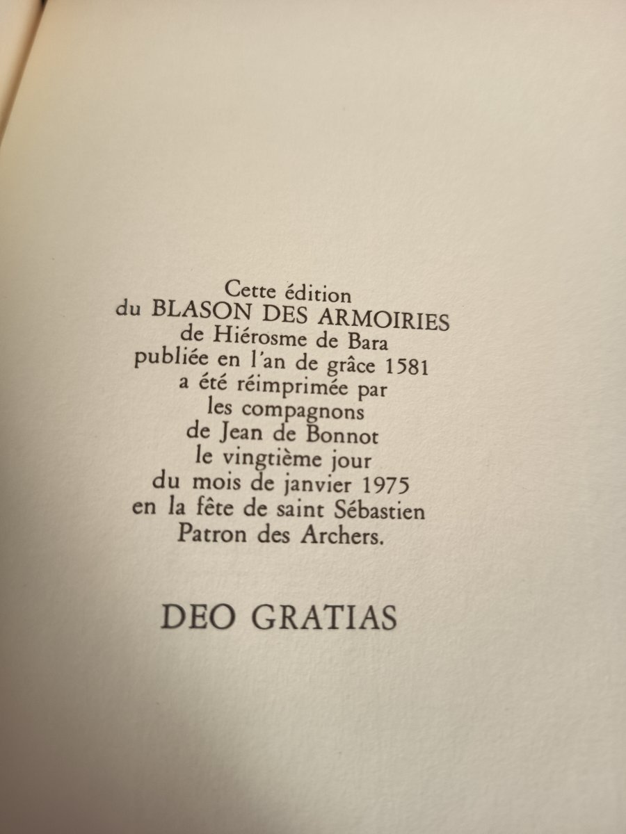 Le blason des Armoiries de Jean de Bonnot-photo-3