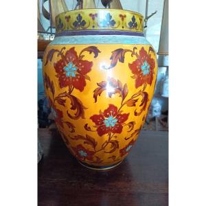 Vase Sarreguemines 