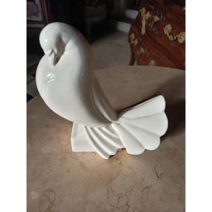 Céramique, craquelé Art déco signé Jacques Adnet