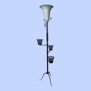 Lampadaire Année 70 Porte-plantes