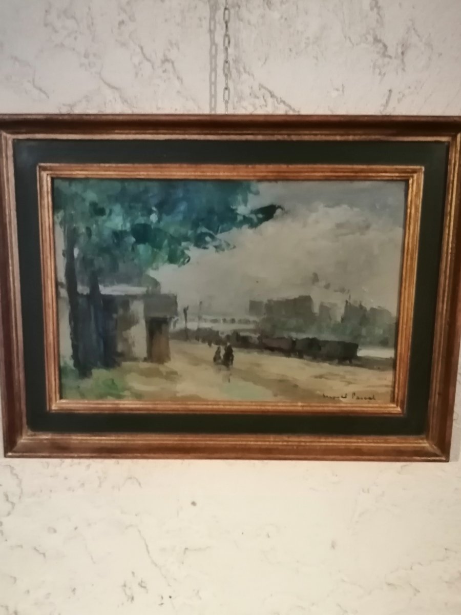 Impressionist Painting Of Paris.