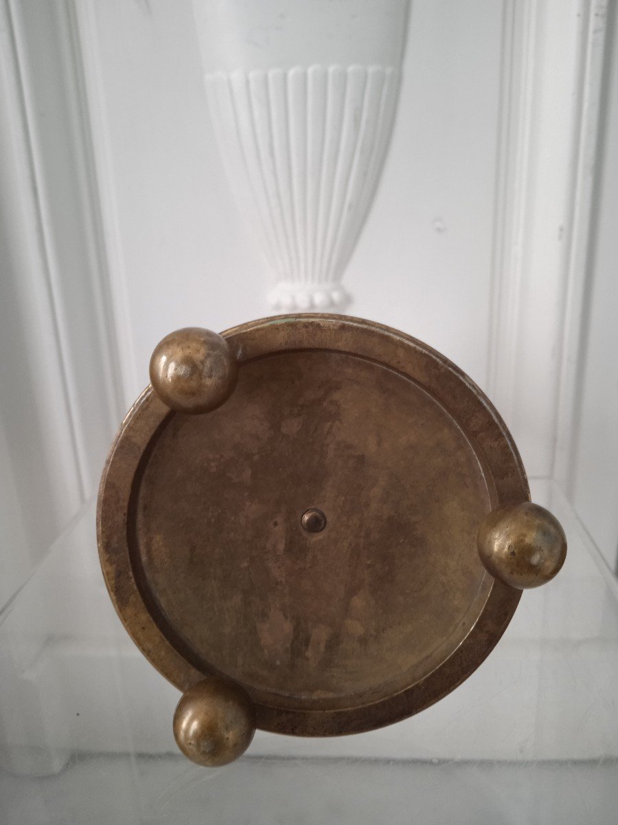 Rare Bronze Watch Holder With Saltimbanque-photo-1