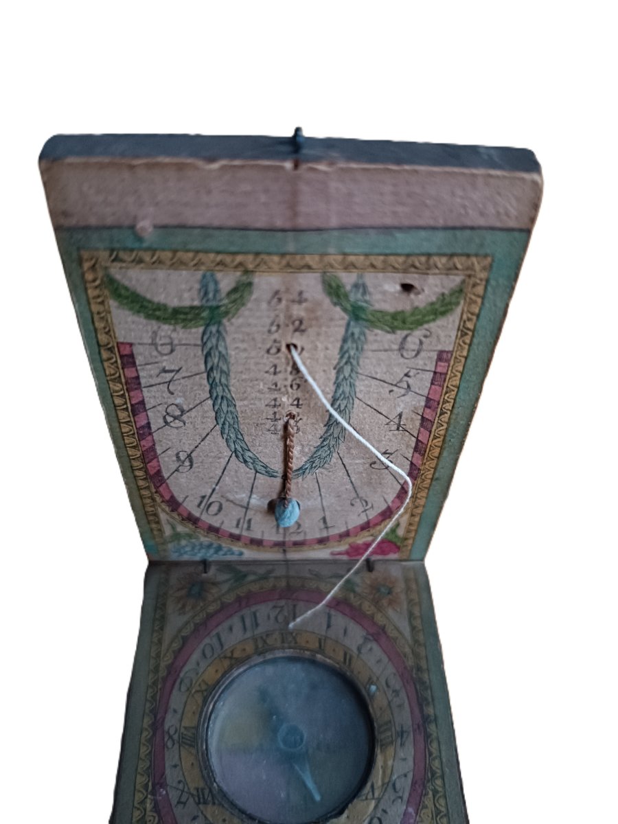 Late 18th Century Pocket Solar Compass-photo-3