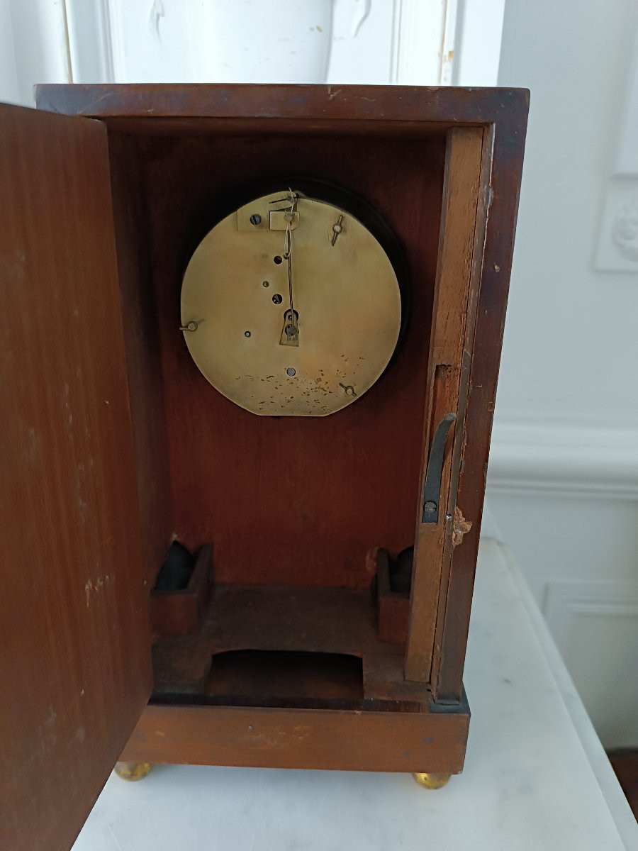Early 19th Century Clock With Sphinxes-photo-3