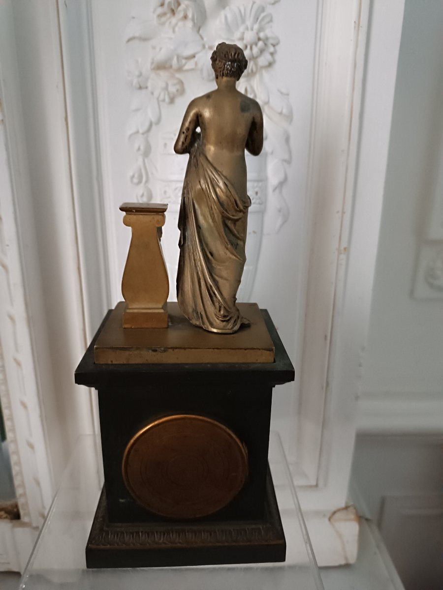 Inkwell In Patinated Bronze And Gilded Bronze -photo-2