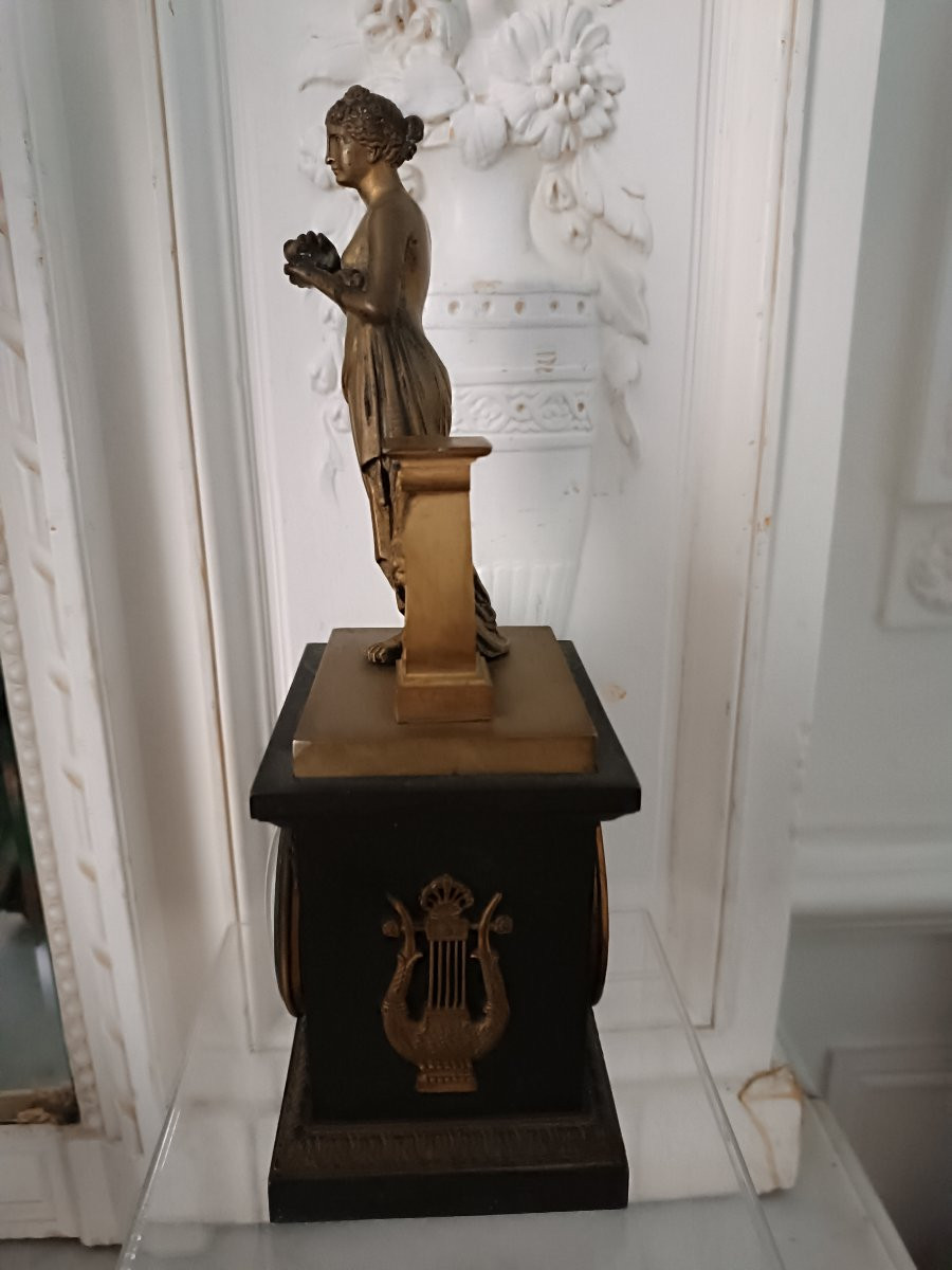 Inkwell In Patinated Bronze And Gilded Bronze -photo-3