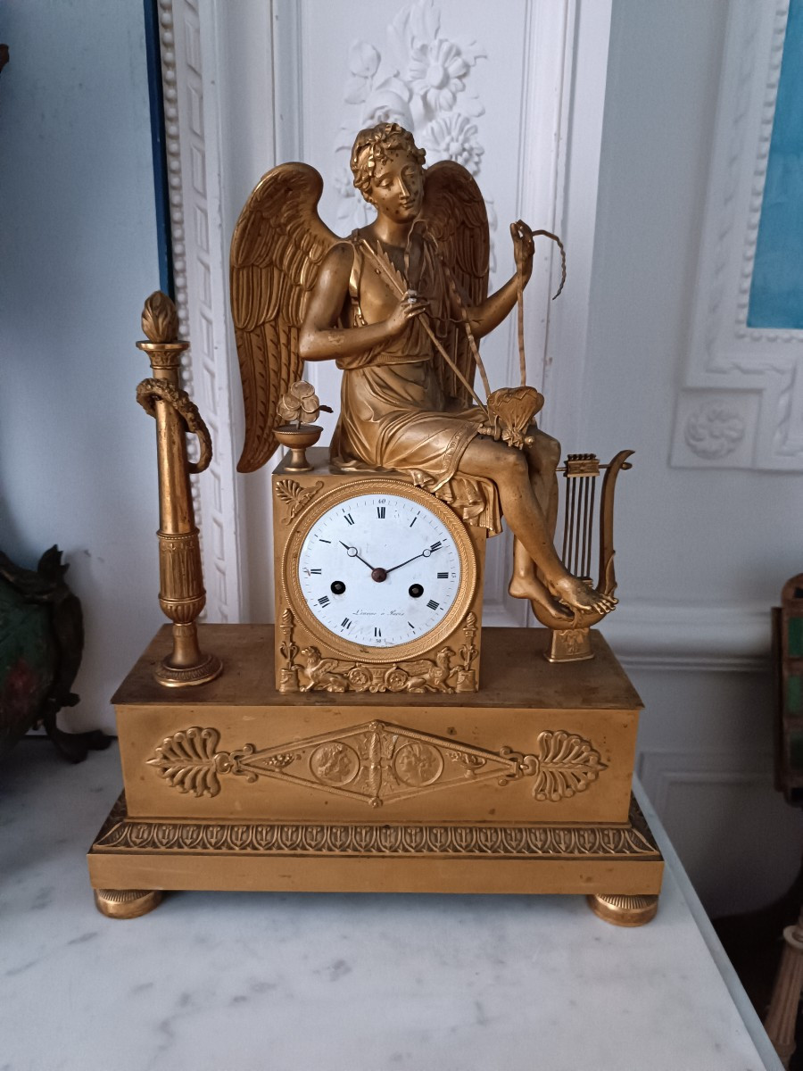 Early 19th Century Gilt Bronze Clock