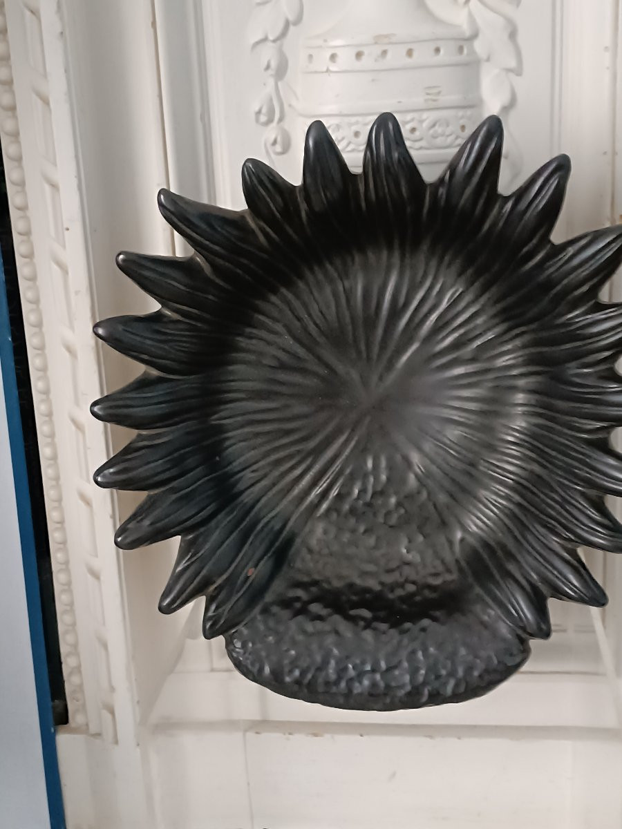 Small Dish, Trinket Tray, Sunflower Design By Jean Marais -photo-4