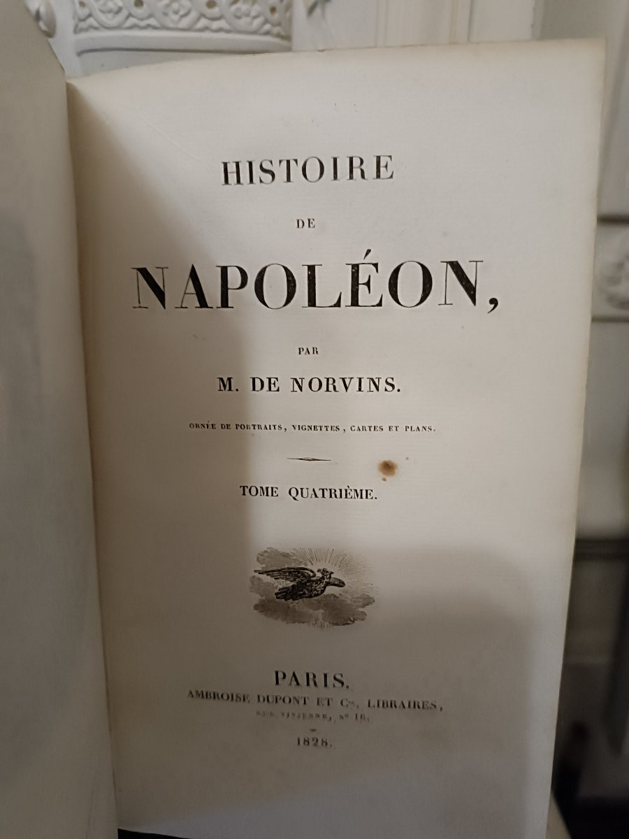 2 Books On Napoleon, Volumes 2 And 4, 1 Book On Botany -photo-3