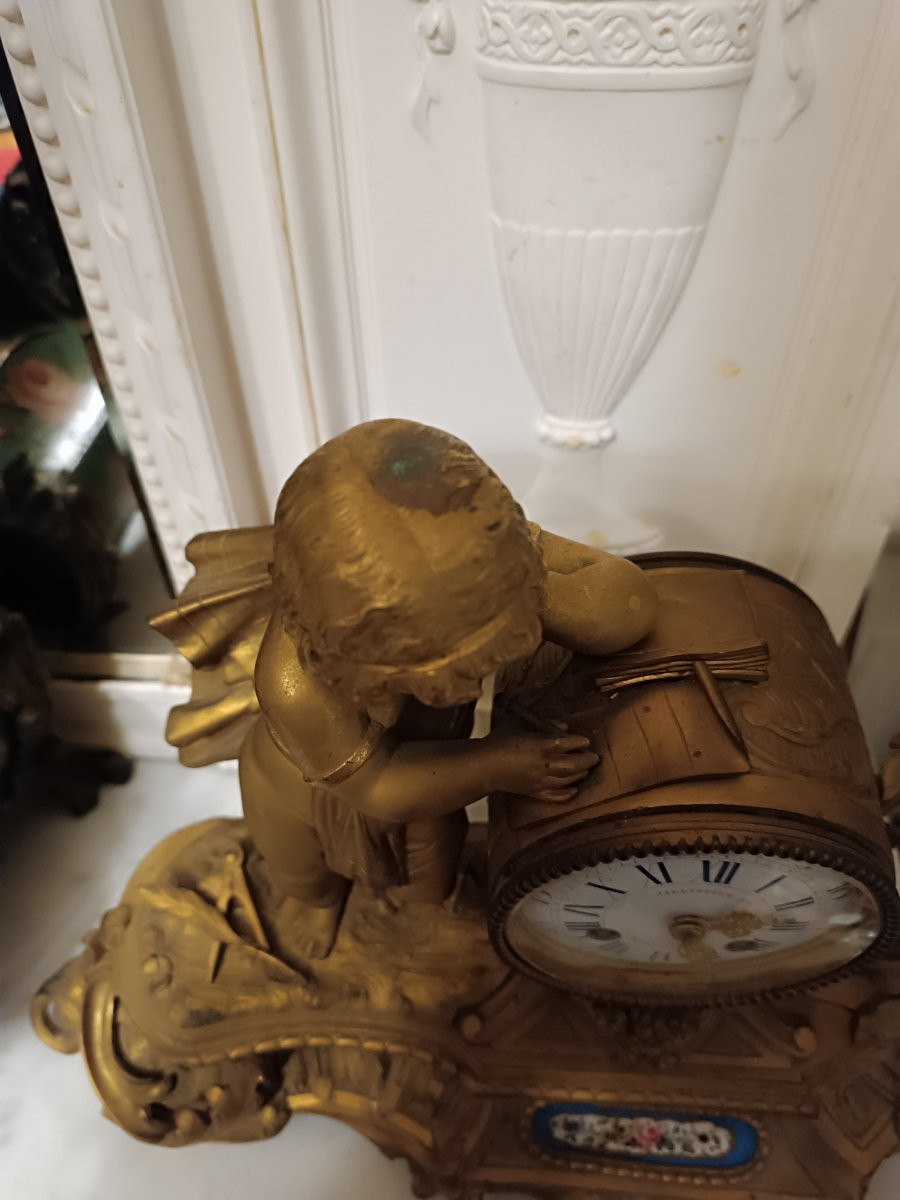 Gilt Bronze Clock-photo-2