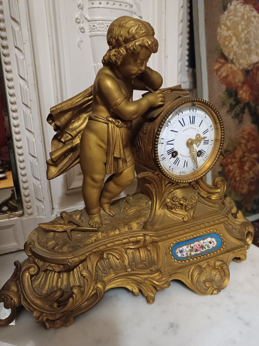 Gilt Bronze Clock-photo-3