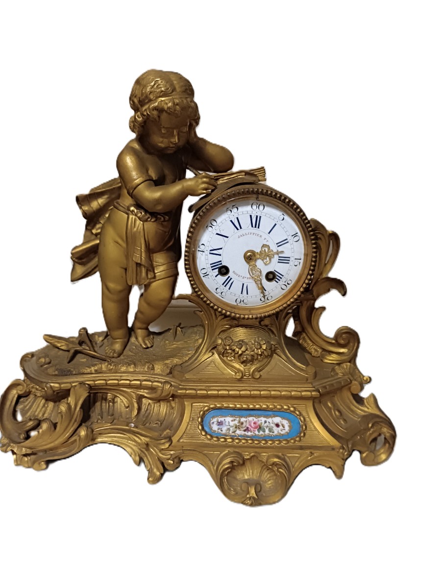 Gilt Bronze Clock