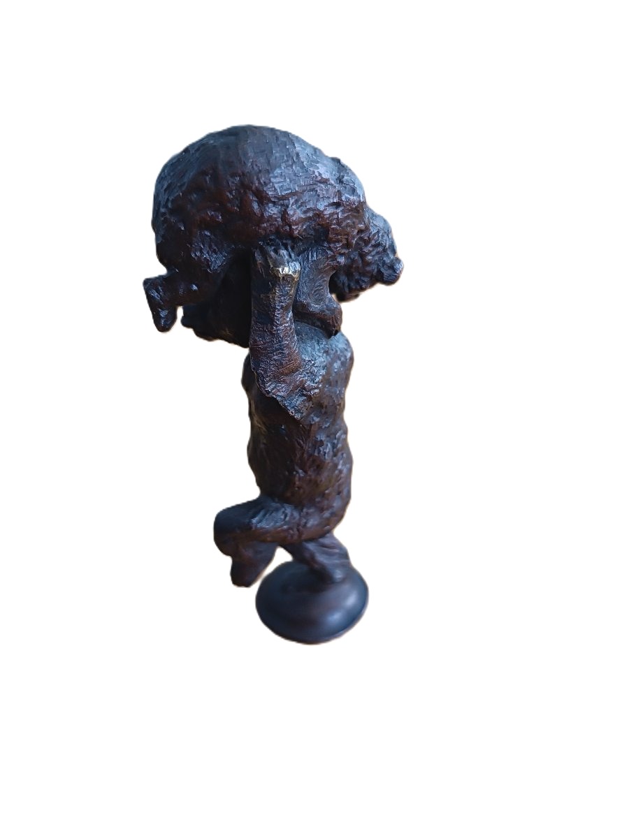 Cachet en bronze patiné par FRATIN-photo-4