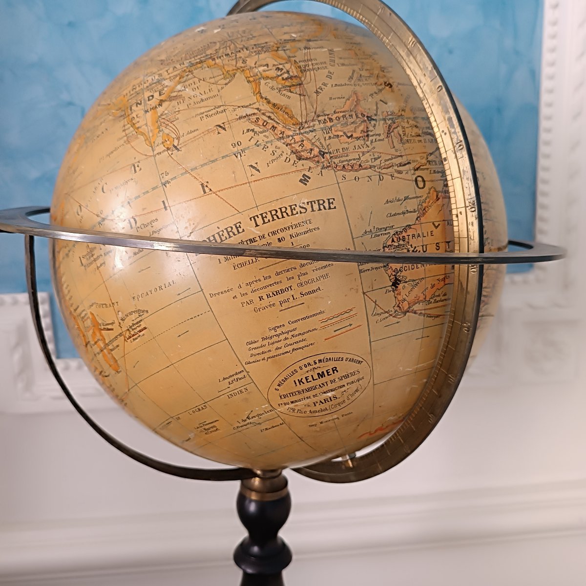 Globe terrestre Napoléon 3 -photo-3