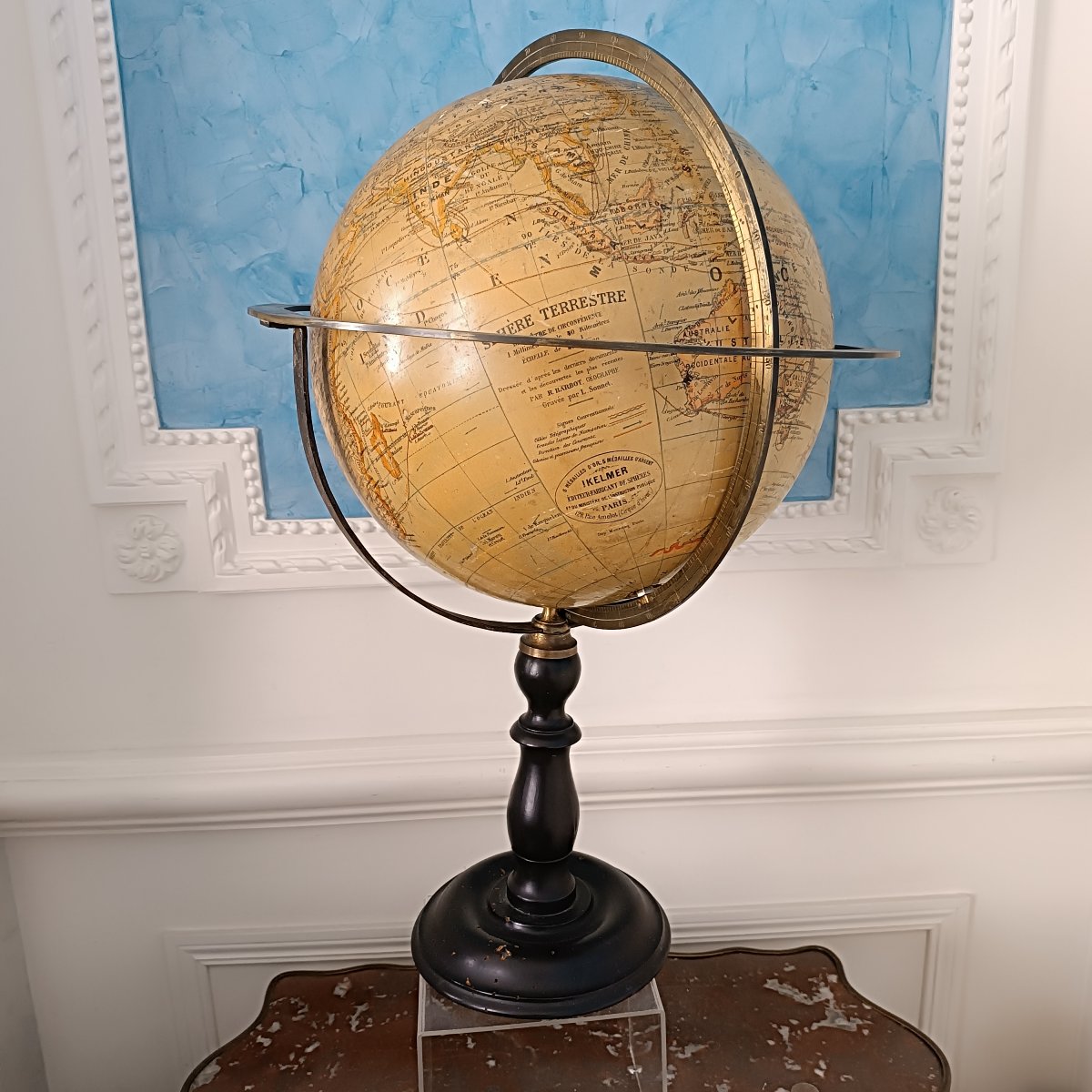Globe terrestre Napoléon 3 