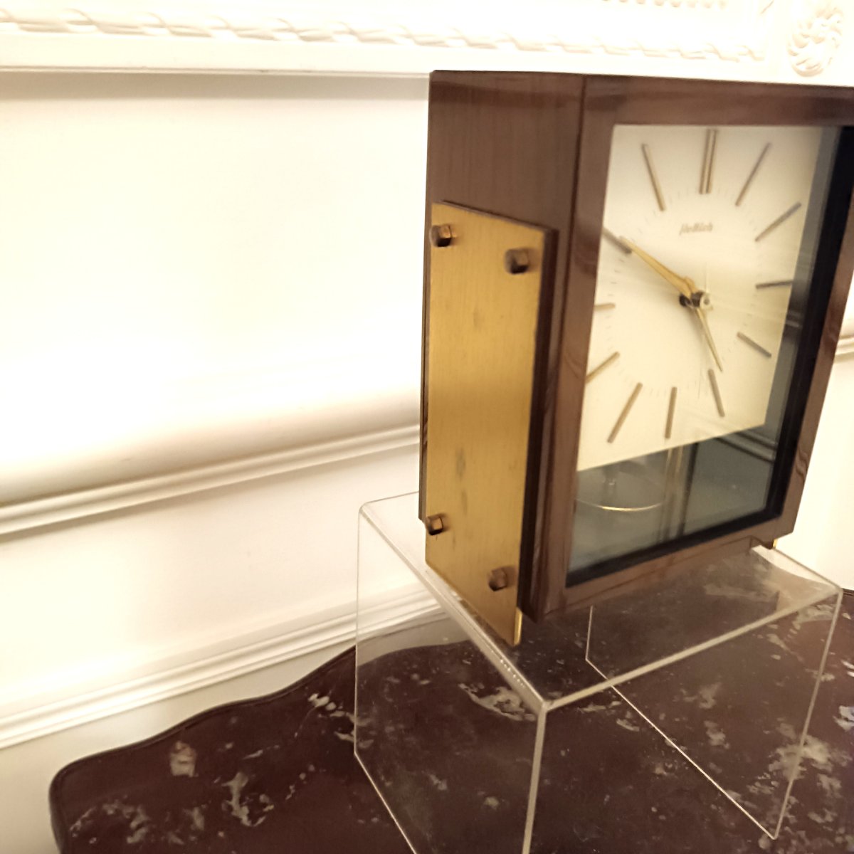 Pendule de bureau électro-mécanique "HETTICH " -photo-2