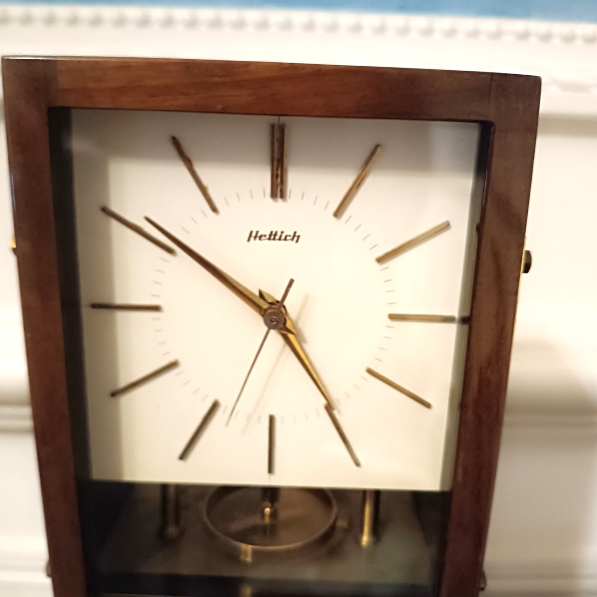 Pendule de bureau électro-mécanique "HETTICH " -photo-2