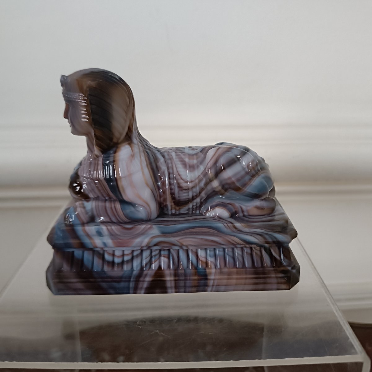 Sphinx en opaline de Portieux-photo-3