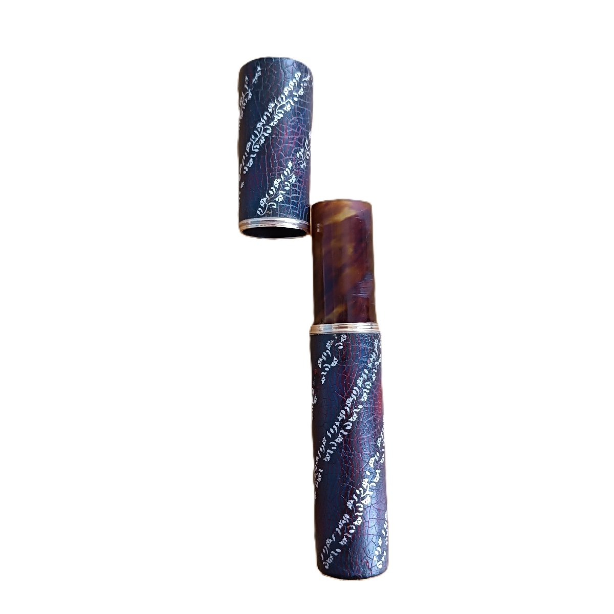 Lacquered Tortoiseshell Message Case.-photo-2