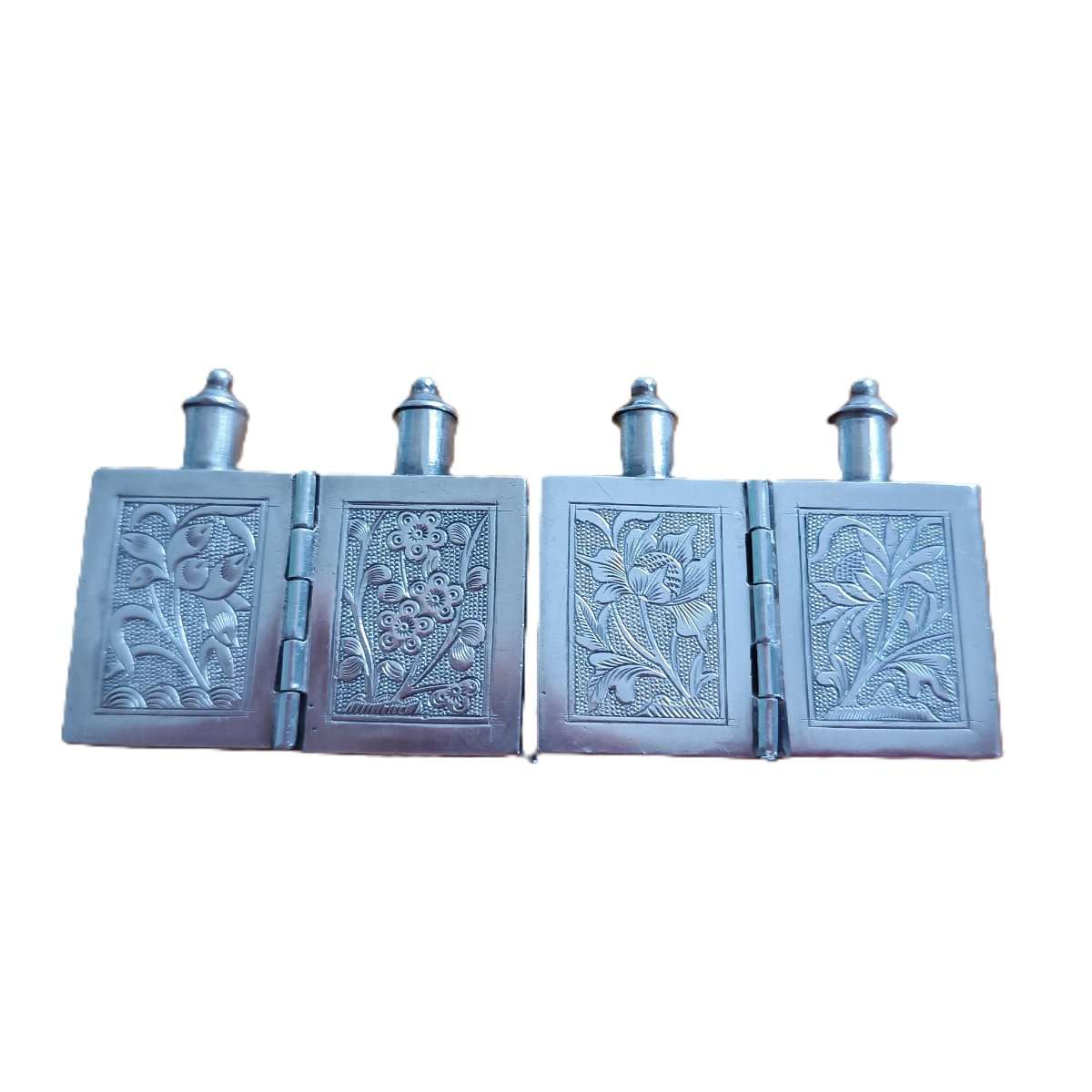 Chinese Silver Medicine Box 