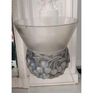 Lalique Cherry Vase