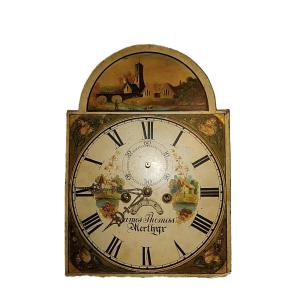 Mouvement d ' horloge de parquet  anglais milieu 19 ème