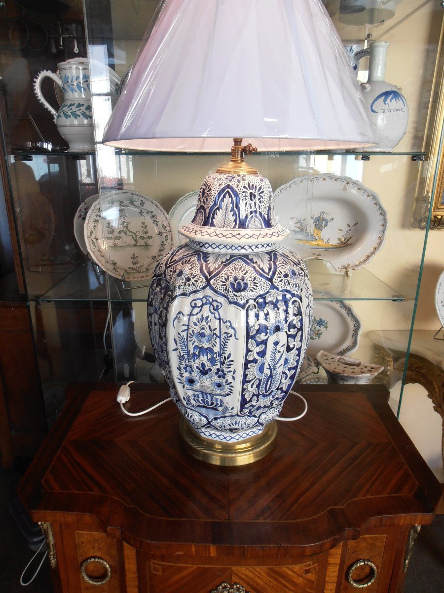 Delft Lamp From The 1930s-photo-2