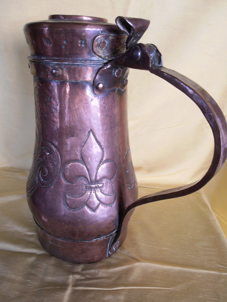 CUIVRE POT A EAU -photo-2