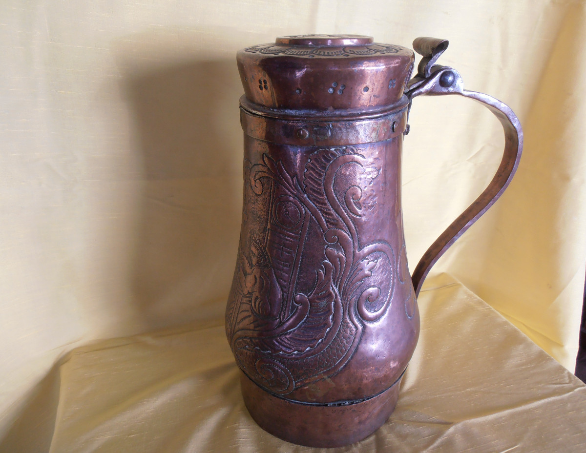 CUIVRE POT A EAU -photo-1