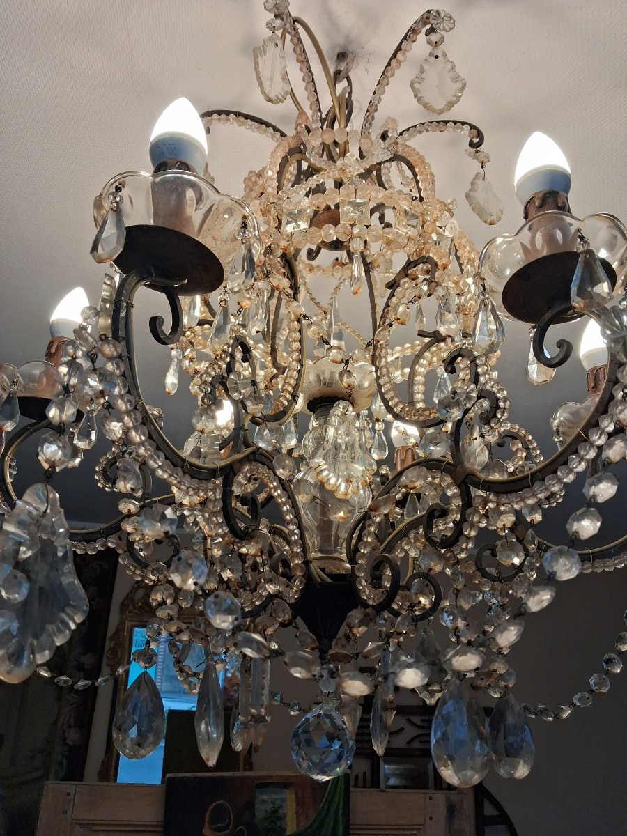 Lustre à pampilles -photo-2