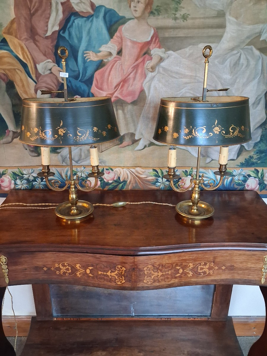 Hot Water Bottle Lamp Pair Of Hot Water Bottle Lamps-photo-3