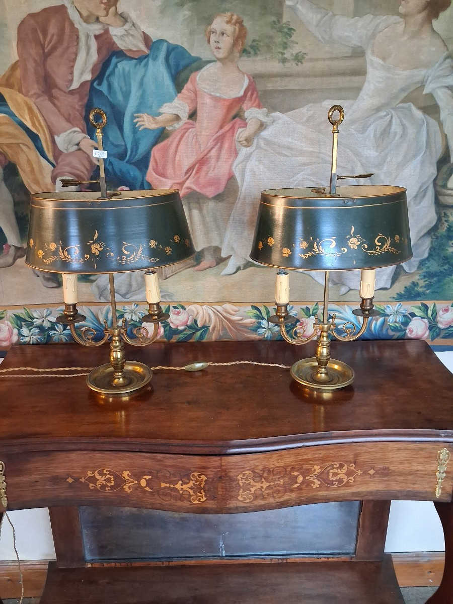 Hot Water Bottle Lamp Pair Of Hot Water Bottle Lamps-photo-1