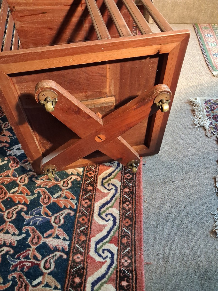 Bibliothèque tournante en acajou -photo-3