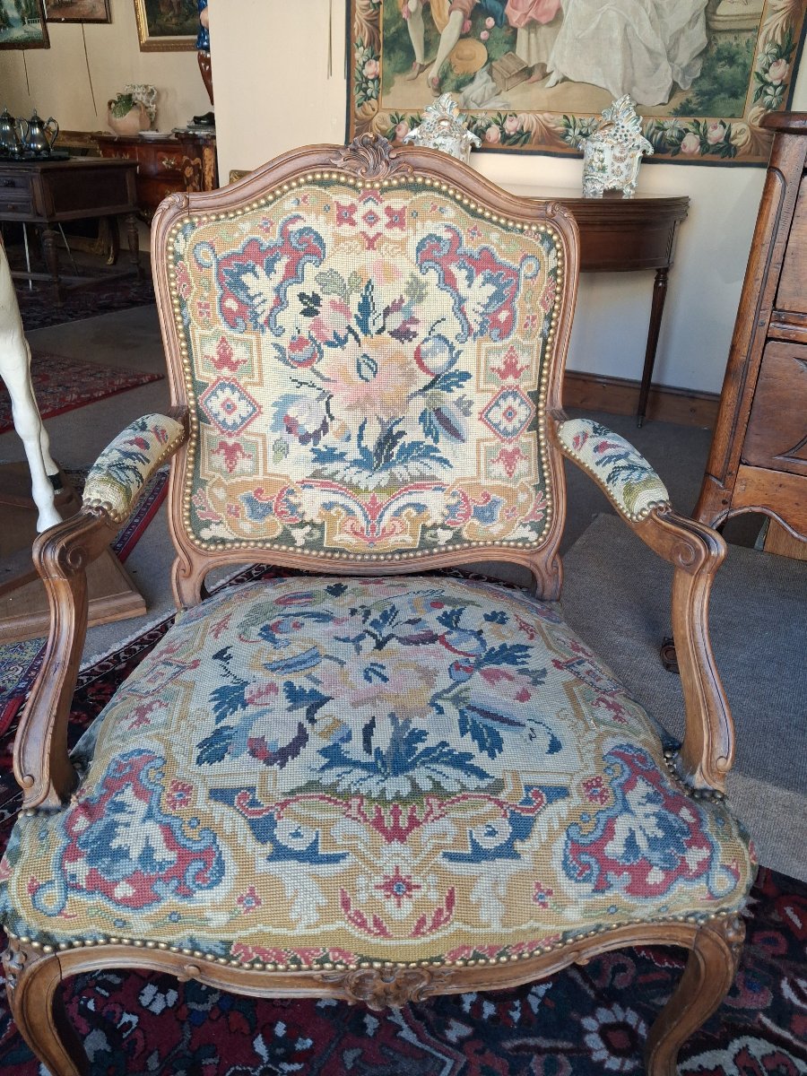 Pair Of Armchairs, 19th Century -photo-2