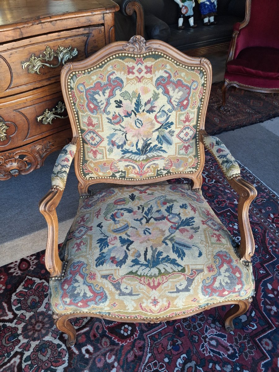 Pair Of Armchairs, 19th Century -photo-3