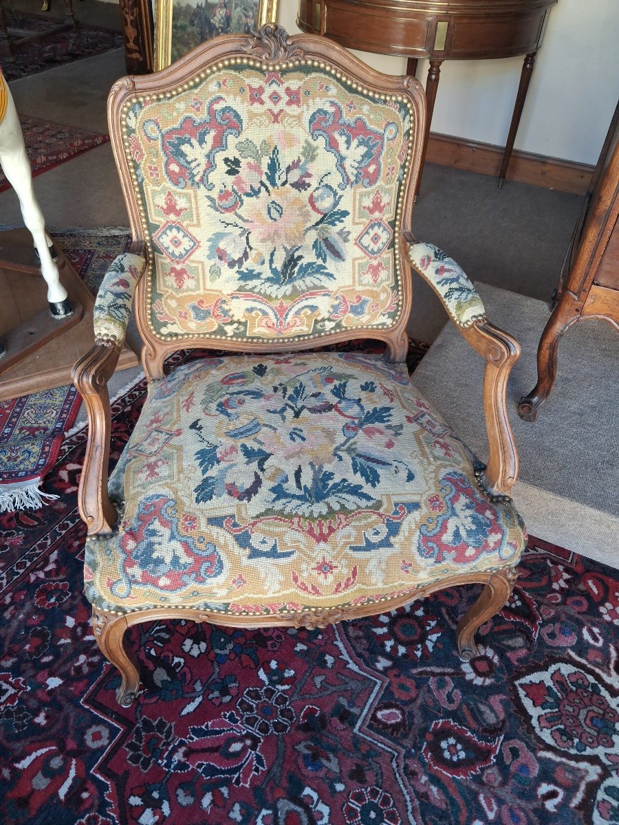 Pair Of Armchairs, 19th Century -photo-2