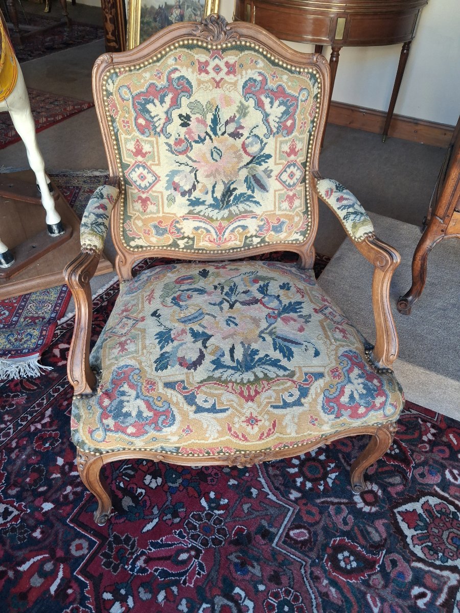 Pair Of Armchairs, 19th Century -photo-6