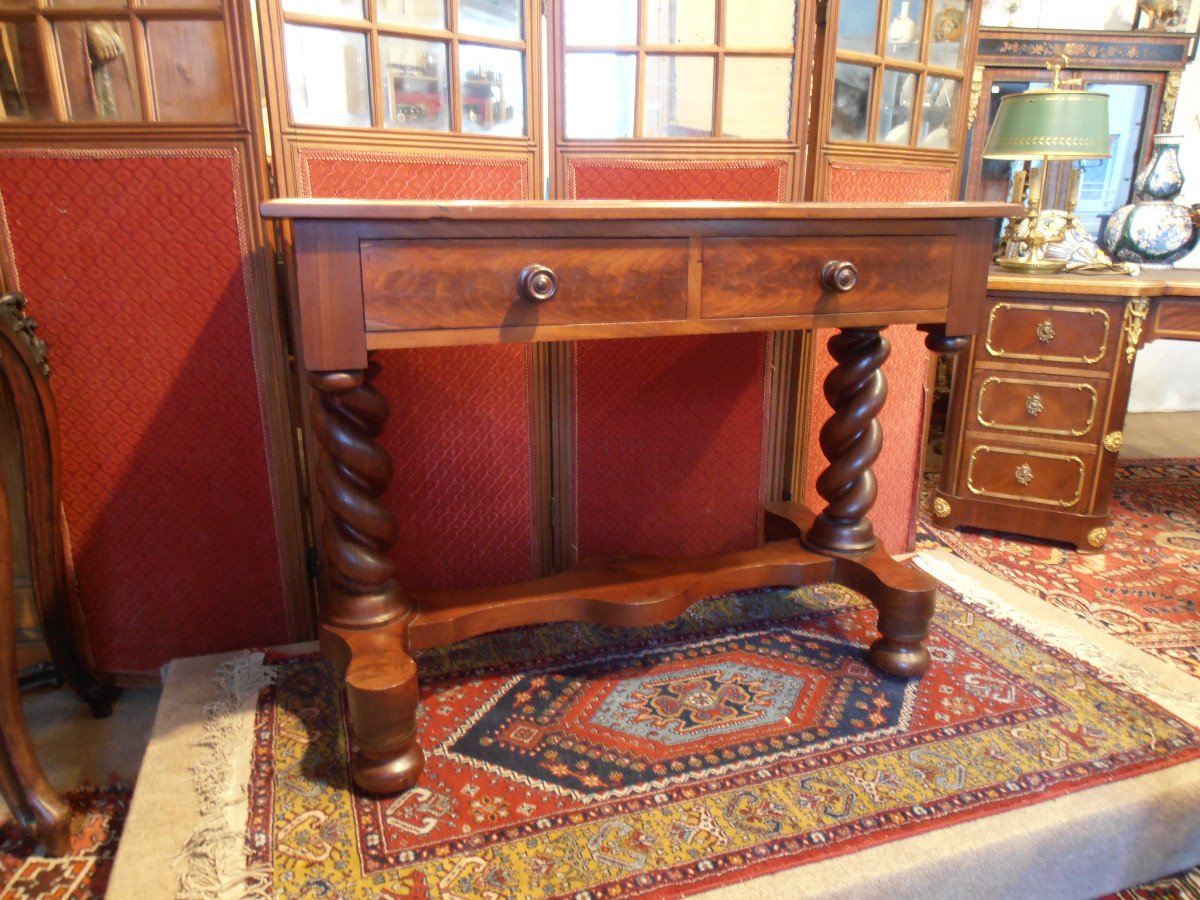 Mahogany Console-photo-2