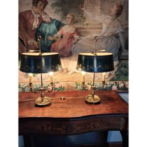 Lampe Bouillotte paire de lampes Bouillotte